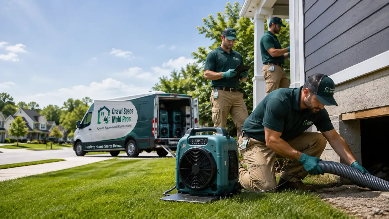 Crawl Space Mold Removal in Horntown, VA